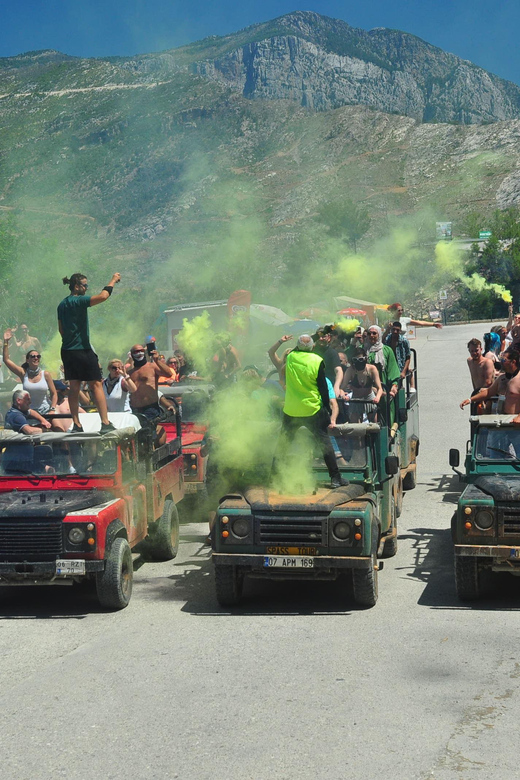 Jeep Safari-Lunch-Boat-Canyon-Waterfall-Foam,Water Party - Why this Side safari packs so much into one day