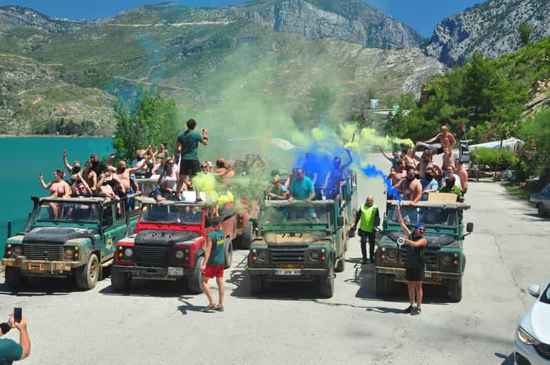 Jeep Safari-Lunch-Boat-Canyon-Waterfall-Foam,Water Party - Green Canyon, where the road becomes part of the attraction