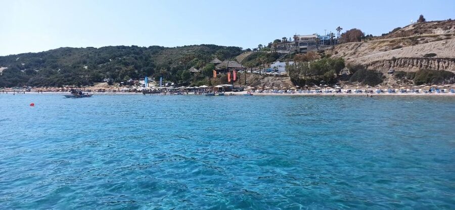 Kardamaina: 3-Bay Pirate Boat Cruise with BBQ Lunch - Kefalos Beach gives you the most room to explore