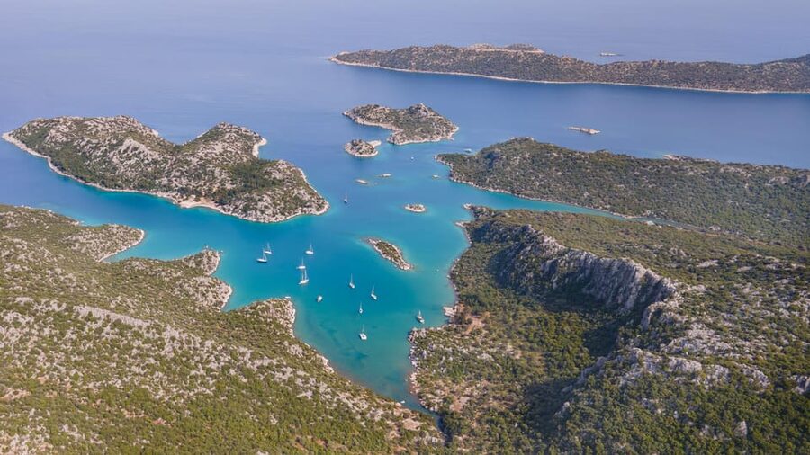 Kas: (Small Group) Day Trip to Kekova Island, Demre & Myra - Kekova’s Sunken City: Ancient Ruins Seen From the Deck