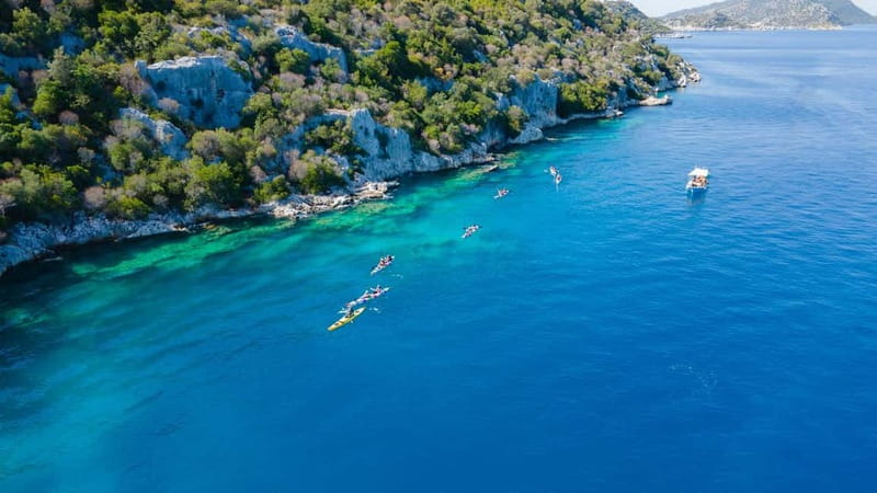 Kekova Guided Sea Kayaking Tour - Forty-five minutes at Simena Castle and Kaleköy