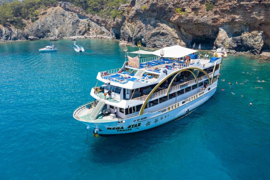 Kemer: Full-Day Boat Trip with Lunch and DJ - A second swim stop where only the boat can take you