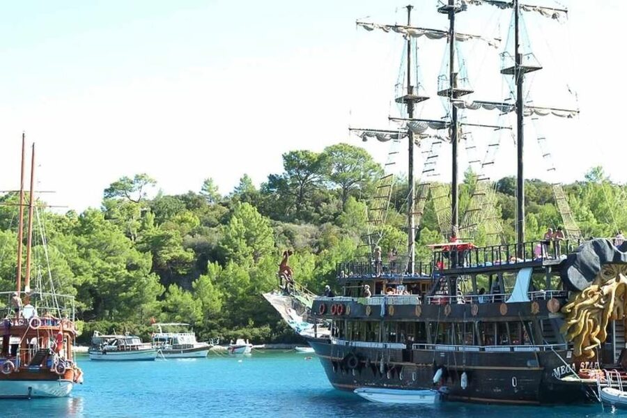 Kemer Full-Day Pirate Boat Trip with Lunch - Sailing from Kemer Marina on the Red Dragon