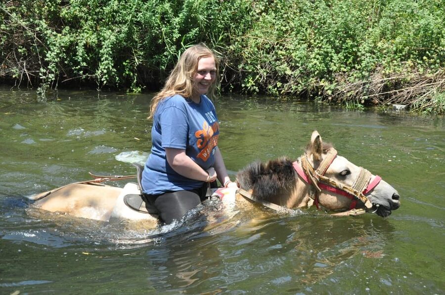 Kemer Horse Safari, pick up from Kiris, Beldibi, Goynuk - The short lesson before you ride