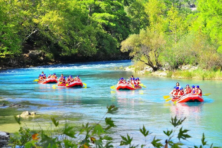 Köprülü Canyon Antalya: Whitewater Rafting Trip - Canyon views between the bridges