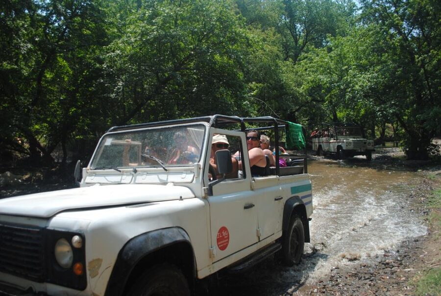 Kusadasi Jeep Safari w/ Lunch and Water Fight - Water guns, fountains, and the foam party