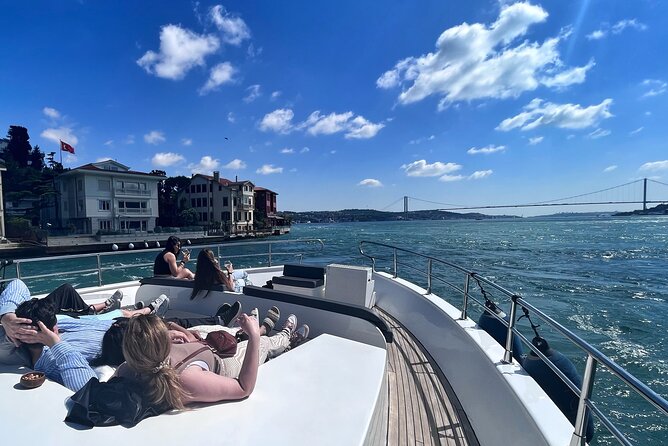Luxury Bosphorus Yacht Tour – Asian Side Stop & Exploration - European shore: palaces, mosques, and grand waterfront living