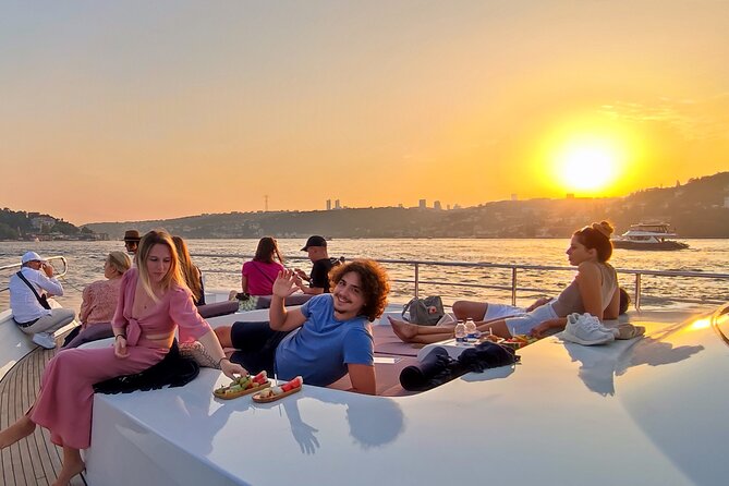 Luxury Sunset Yacht Cruise on the Bosphorus – Refresh & Relax - Bridges, fortresses, and the return toward old Istanbul