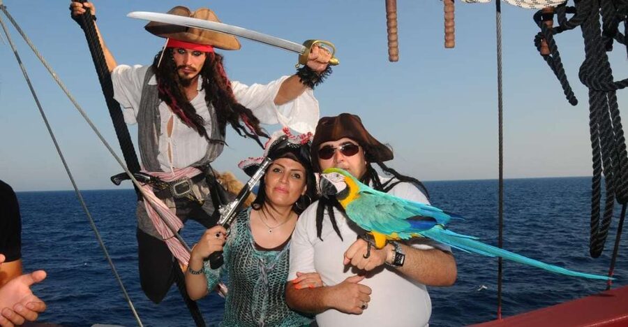 Marmaris: All-Inclusive Pirate Boat Trip with Pickup Option - Finding your place on the pirate boat