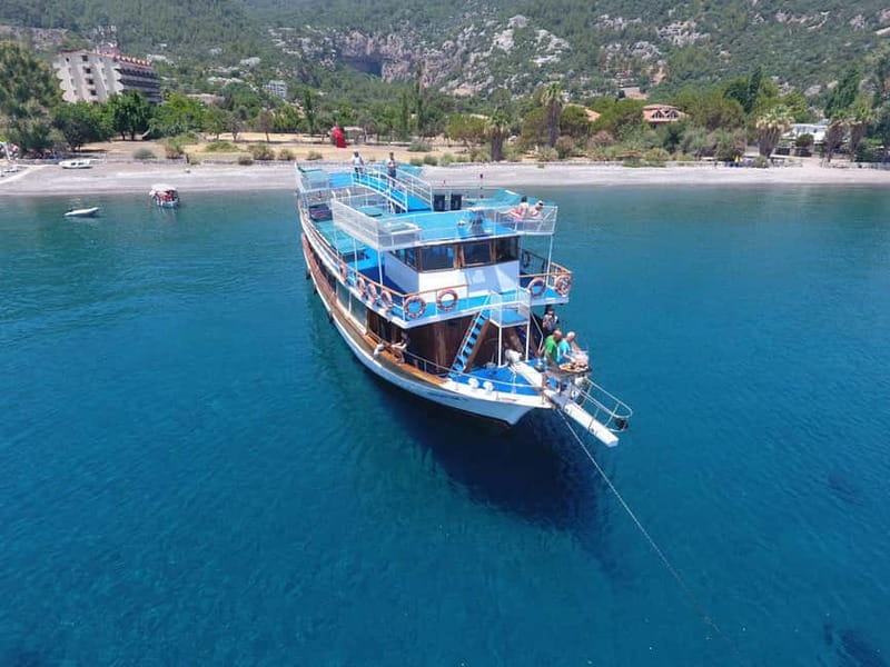 Marmaris: Boat Trip w/Lunch, ansfer & Unlimited Drinks - Swimming at Aquarium Bay