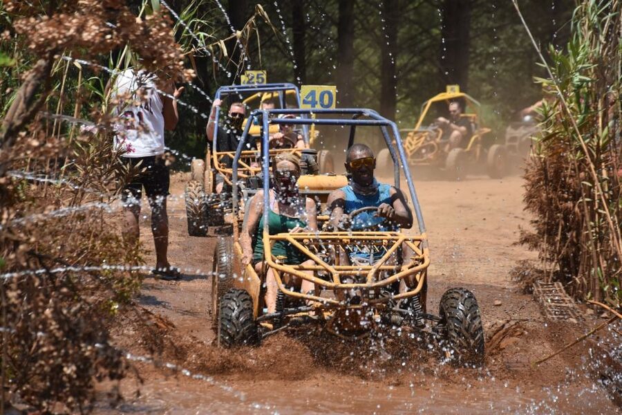 Marmaris: Buggy Safari with Water Fight & Transfer - The safety briefing and demo ride
