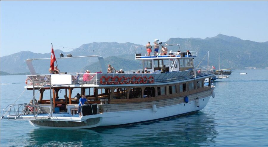 Marmaris Full-Day Boat Trip with Unlimited Soft Drinks+Lunch - A full day on Marmaris Bay for $33