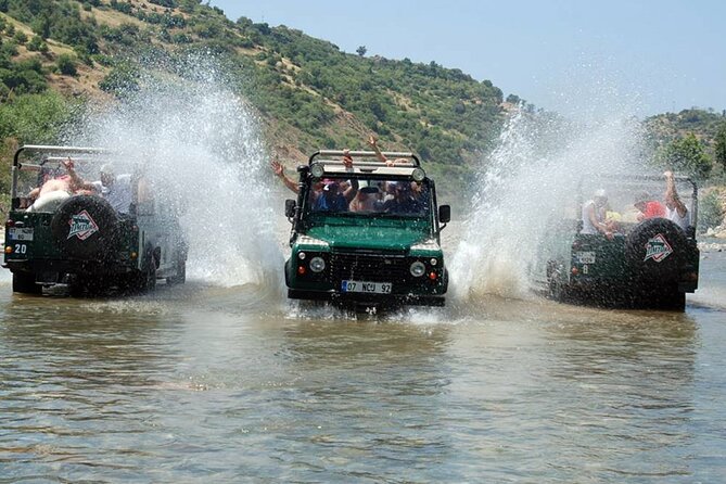 Marmaris Jeep Safari Tour With Waterfall and Water Fights - Getting started above Marmaris