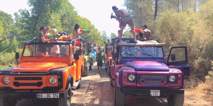 Marmaris Jeep Safari Water Fight, Colour and Foam Party - Key points at a glance