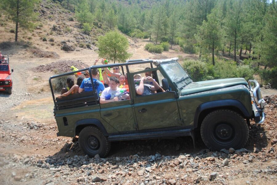 Marmaris Jeep Safari Water Fight, Colour and Foam Party - Turgut Falls, swimming, and lunch