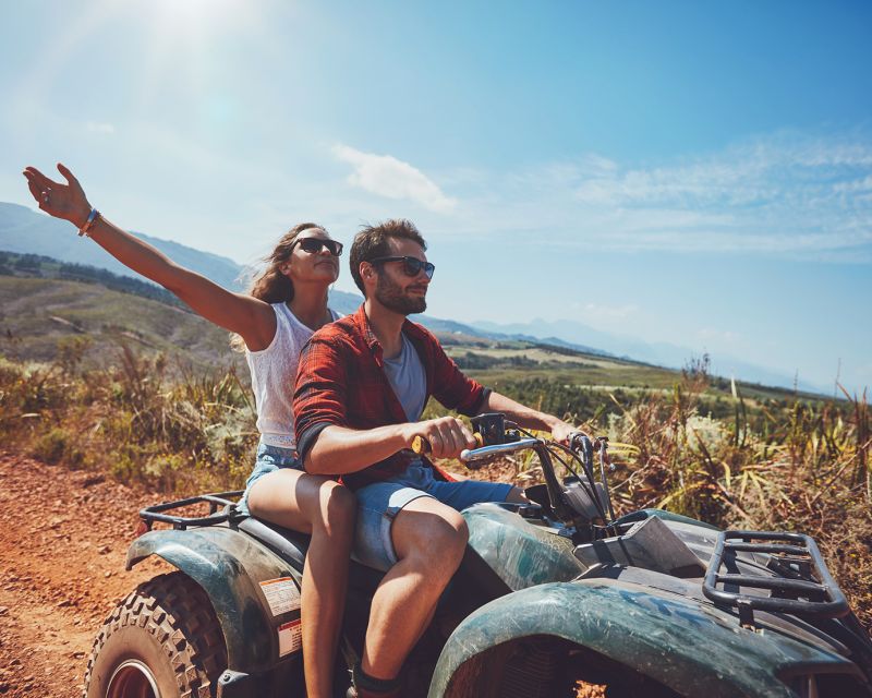 Marmaris: Off-Road Quad Safari with Transfer - A muddy forest ride, not a sightseeing bus