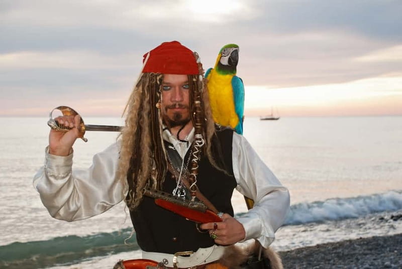 Marmaris: Pirate Boat Trip with Meal, Drinks and Transfer - Phosphorus Cave, a short first swim