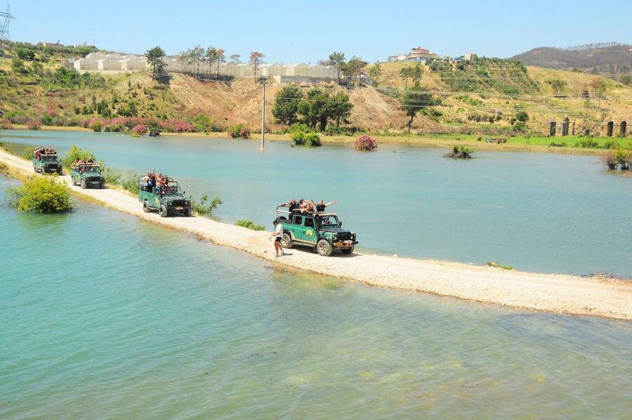Side: Green Canyon and Waterfall Jeep Safari with Lunch - From Side to the Taurus Mountain tracks