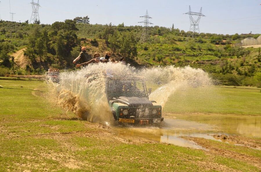 Side: Green Canyon and Waterfall Jeep Safari with Lunch - Manavgat Waterfall as the final stop
