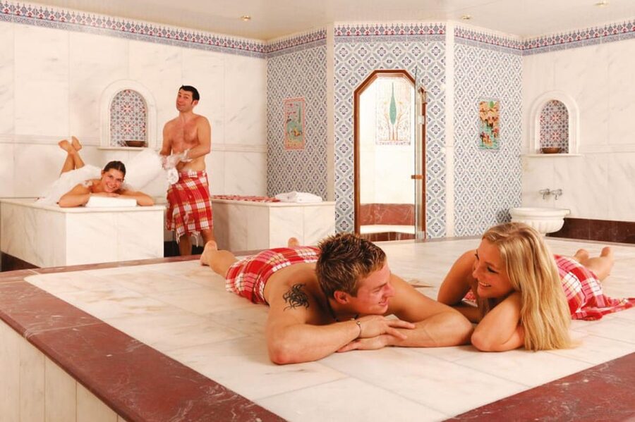 Side: Turkish Bath Experience with Transfer & Massage - Foam massage and wash, 15 minutes
