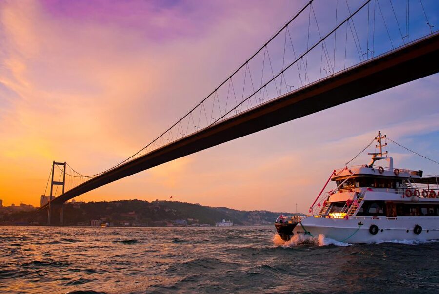 Sunset Cruise Bosphorus and Golden Horn River - Walking from the meeting point to the port