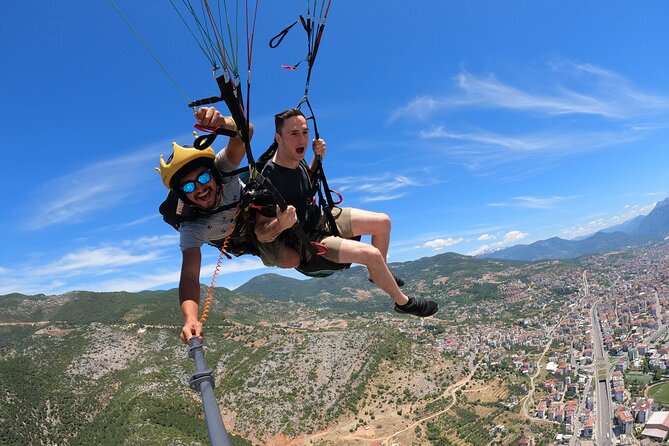Tandem Paragliding in Alanya, Antalya Turkey with a Licensed Guide - From Alanya’s streets to a 1,000-meter launch point