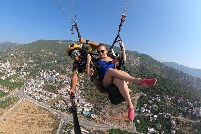 Tandem Paragliding in Alanya, Antalya Turkey with a Licensed Guide - Takeoff with a pilot who handles the hard part